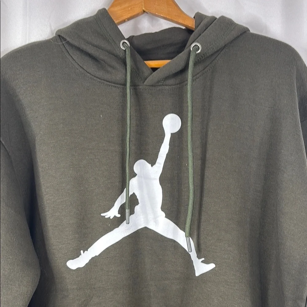 Jordan Olive Green Slam Dunk Hooded Sweatshirt- XL_ NWT